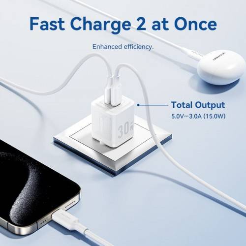 Набор для зарядки Vention з/у GaN 30W 2 порта USB (C + A) и кабель USB-C 3А Чёрный, шт. Vention TZ-FEQB0-EU-01 — для бизнеса и офиса Набор для зарядки Vention з/у GaN 30W 2 порта USB (C + A) и кабель USB-C 3А Чёрный, шт. Vention TZ-FEQB0-EU-01 — для бизнеса и офиса