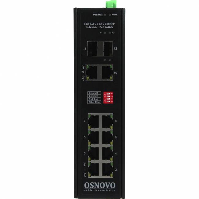 Коммутатор OSNOVO SW-80822/IR — для бизнеса и офиса Коммутатор OSNOVO SW-80822/IR — для бизнеса и офиса
