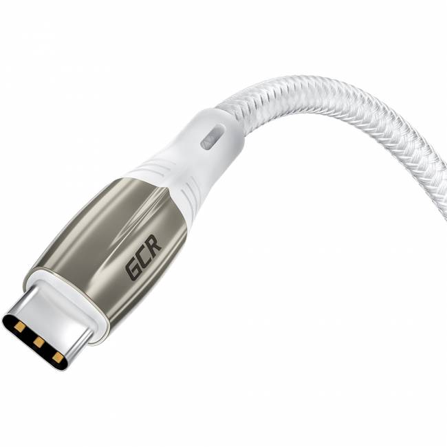 GCR Кабель 1.0m TypeC/Lightning MFI POWER DELIVERY 18 W, быстрая зарядка, белый нейлон, корпус relief, белый ПВХ, GCR-52633 Greenconnect USB 2.0 Type-C (m) - Lightning (m) 1м — для бизнеса и офиса GCR Кабель 1.0m TypeC/Lightning MFI POWER DELIVERY 18 W, быстрая зарядка, белый нейлон, корпус relief, белый ПВХ, GCR-52633 Greenconnect USB 2.0 Type-C (m) - Lightning (m) 1м — для бизнеса и офиса