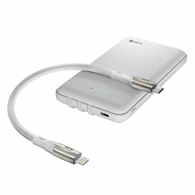 GCR Кабель 1.0m TypeC/Lightning MFI POWER DELIVERY 18 W, быстрая зарядка, белый нейлон, корпус relief, белый ПВХ, GCR-52633 Greenconnect USB 2.0 Type-C (m) - Lightning (m) 1м — для бизнеса и офиса GCR Кабель 1.0m TypeC/Lightning MFI POWER DELIVERY 18 W, быстрая зарядка, белый нейлон, корпус relief, белый ПВХ, GCR-52633 Greenconnect USB 2.0 Type-C (m) - Lightning (m) 1м — для бизнеса и офиса