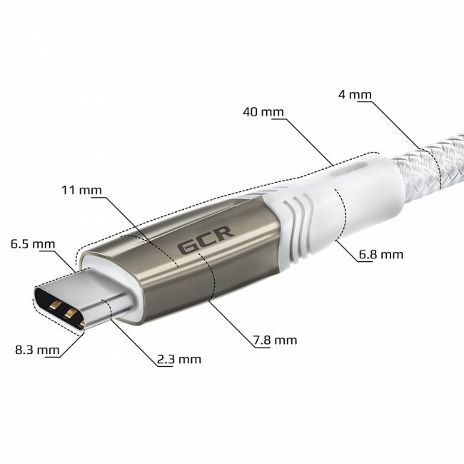 GCR Кабель 1.0m TypeC/Lightning MFI POWER DELIVERY 18 W, быстрая зарядка, белый нейлон, корпус relief, белый ПВХ, GCR-52633 Greenconnect USB 2.0 Type-C (m) - Lightning (m) 1м — для бизнеса и офиса GCR Кабель 1.0m TypeC/Lightning MFI POWER DELIVERY 18 W, быстрая зарядка, белый нейлон, корпус relief, белый ПВХ, GCR-52633 Greenconnect USB 2.0 Type-C (m) - Lightning (m) 1м — для бизнеса и офиса