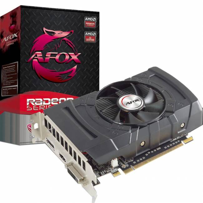 Видеокарта AFOX CORPORATION AFRX550-4096D5H3 — для бизнеса и офиса Видеокарта AFOX CORPORATION AFRX550-4096D5H3 — для бизнеса и офиса
