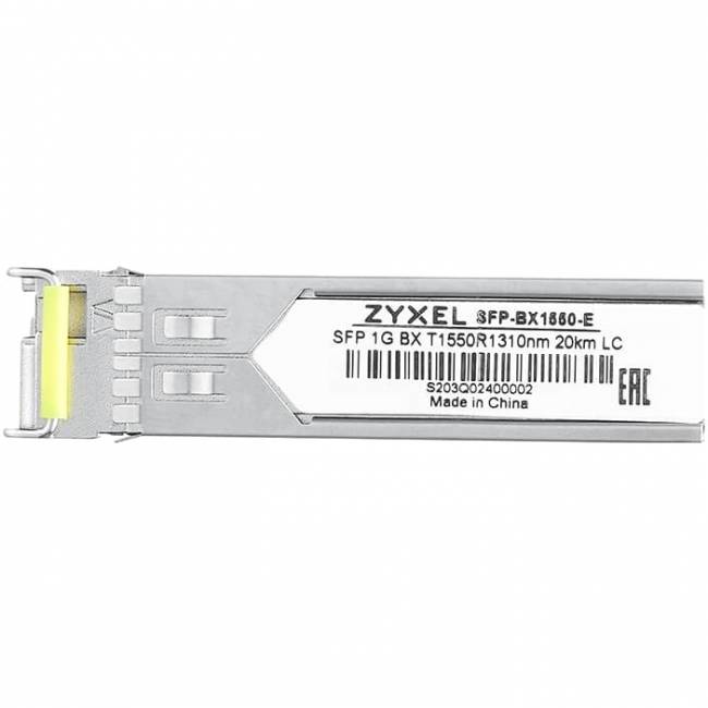 Трансивер ZyXEL SFP-BX1550-E-ZZBD01F — для бизнеса и офиса Трансивер ZyXEL SFP-BX1550-E-ZZBD01F — для бизнеса и офиса