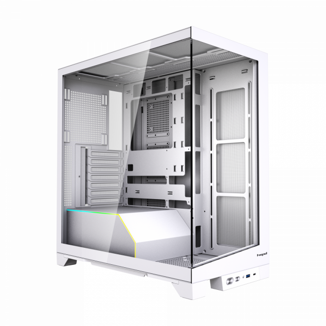 Корпус без блока питания HSPD F550-TGWH — для бизнеса и офиса