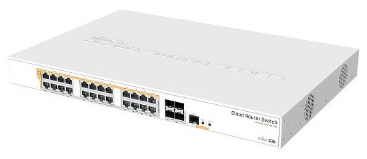 Коммутатор Mikrotik CRS328-24P-4S+RM — для бизнеса и офиса