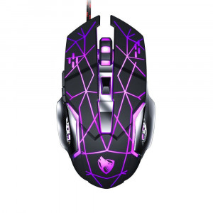 Мышь проводная игровая T-WOLF Wrangler черный