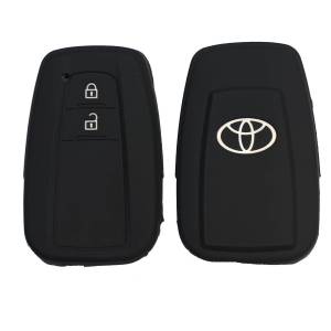 Чехол силиконовый смарт ключа TOYOTA 2 кнопки (с лого)