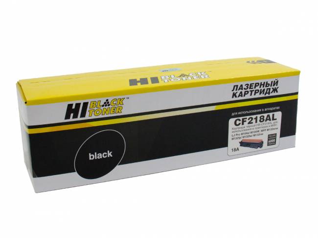 Тонер-картридж Hi-Black (HB-CF218AL) для HP LJ Pro M104/MFP M132, 6K (с чипом) (увелич. ресурс) — для бизнеса и офиса Тонер-картридж Hi-Black (HB-CF218AL) для HP LJ Pro M104/MFP M132, 6K (с чипом) (увелич. ресурс) — для бизнеса и офиса