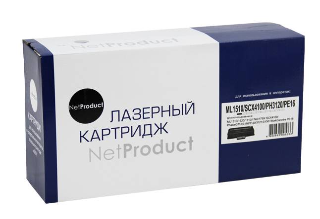 Картридж NetProduct (N-ML-1710D3) для Samsung ML-1510/1710/Xerox Ph3120/PE16, Универс., 3K — для бизнеса и офиса Картридж NetProduct (N-ML-1710D3) для Samsung ML-1510/1710/Xerox Ph3120/PE16, Универс., 3K — для бизнеса и офиса