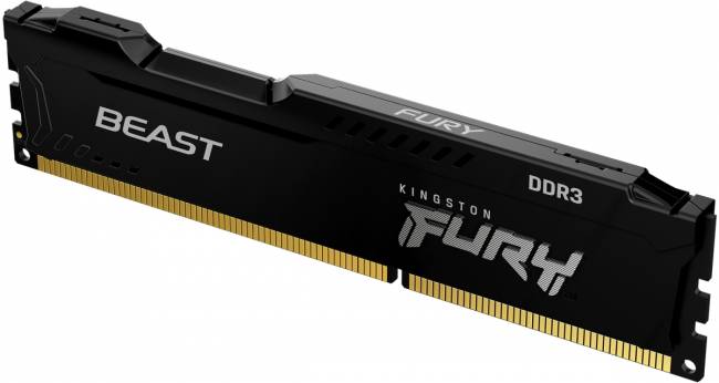 Память оперативная Kingston FURY Beast Black KF318C10BB/4 — для бизнеса и офиса Память оперативная Kingston FURY Beast Black KF318C10BB/4 — для бизнеса и офиса