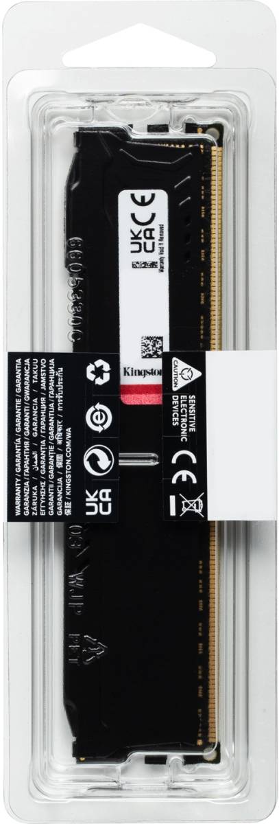 Память оперативная Kingston FURY Beast Black KF318C10BB/4 — для бизнеса и офиса Память оперативная Kingston FURY Beast Black KF318C10BB/4 — для бизнеса и офиса
