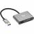Кабель-переходник USB 3.0 (Am) --> HDMI(f)+VGA(f), Aluminum Shell, VCOM <CU322M> Кабель-переходник VCOM USB 3.0 AM/HDMI F+VGA F (CU322M) — для бизнеса и офиса Кабель-переходник USB 3.0 (Am) --> HDMI(f)+VGA(f), Aluminum Shell, VCOM <CU322M> Кабель-переходник VCOM USB 3.0 AM/HDMI F+VGA F (CU322M) — для бизнеса и офиса