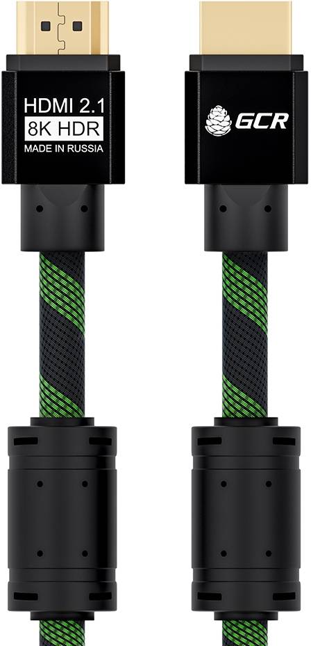 Greenconnect Кабель HDMI 2.1, 8K 60Hz, 4K 144Hz, 1.0m , динамический HDR 4:4:4, Ultra HD, 48.0 Гбит/с, тройное экранирование, ферритовые фильтры, GCR-51833 Greenconnect HDMI (m) - HDMI (m) 1м — для бизнеса и офиса Greenconnect Кабель HDMI 2.1, 8K 60Hz, 4K 144Hz, 1.0m , динамический HDR 4:4:4, Ultra HD, 48.0 Гбит/с, тройное экранирование, ферритовые фильтры, GCR-51833 Greenconnect HDMI (m) - HDMI (m) 1м — для бизнеса и офиса