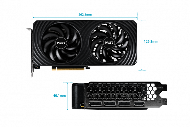 Видеокарта PALIT NE65050S19P1-GB2070D — для бизнеса и офиса Видеокарта PALIT NE65050S19P1-GB2070D — для бизнеса и офиса