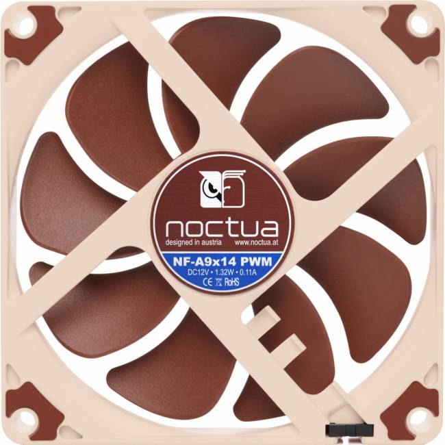 Кулер для корпуса Noctua NF-A9X14 PWM — для бизнеса и офиса Кулер для корпуса Noctua NF-A9X14 PWM — для бизнеса и офиса