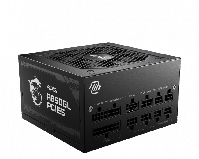 Блок питания ПК MSI MAG A850GL PCIE5 (306-7ZP8A11-CE0) — для бизнеса и офиса Блок питания ПК MSI MAG A850GL PCIE5 (306-7ZP8A11-CE0) — для бизнеса и офиса