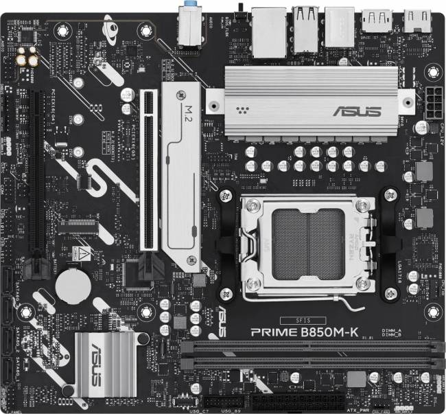Материнская плата ASUS PRIME B850M-K — для бизнеса и офиса Материнская плата ASUS PRIME B850M-K — для бизнеса и офиса