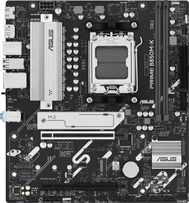 Материнская плата ASUS PRIME B850M-K — для бизнеса и офиса Материнская плата ASUS PRIME B850M-K — для бизнеса и офиса