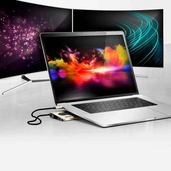 Многопортовая док-станция с портом USB-C и функцией сквозной передачи питания (Power Pass-Through) ATEN UH3237 — для бизнеса и офиса