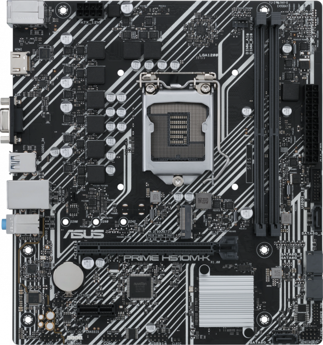 Материнская плата ASUS PRIME H510M-K — для бизнеса и офиса Материнская плата ASUS PRIME H510M-K — для бизнеса и офиса