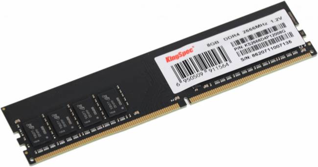 Память DDR4 8Gb 2666MHz SHENZHEN KINGSPEC ELECTRONICS TECHNOLOGY CO LTD KS2666D4P12008G — для бизнеса и офиса Память DDR4 8Gb 2666MHz SHENZHEN KINGSPEC ELECTRONICS TECHNOLOGY CO LTD KS2666D4P12008G — для бизнеса и офиса