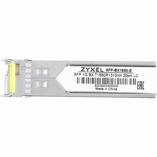 Трансивер ZyXEL SFP-BX1550-E-ZZBD02F — для бизнеса и офиса Трансивер ZyXEL SFP-BX1550-E-ZZBD02F — для бизнеса и офиса