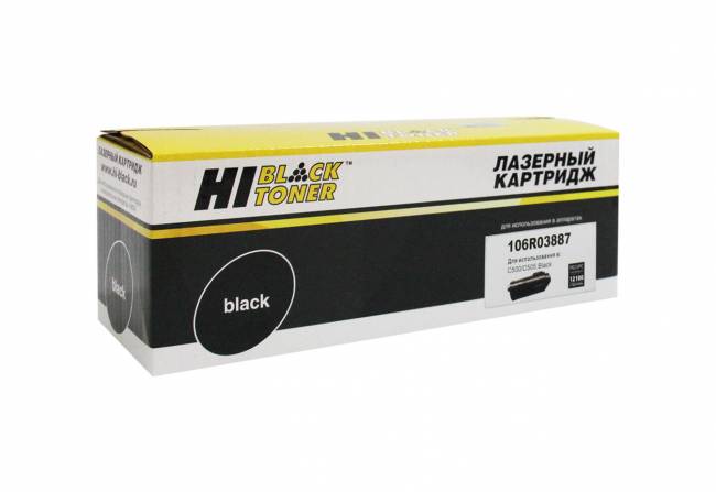 Тонер-картридж Hi-Black (HB-106R03887) для Xerox VersaLink C500/C505, Bk, 12,1K — для бизнеса и офиса Тонер-картридж Hi-Black (HB-106R03887) для Xerox VersaLink C500/C505, Bk, 12,1K — для бизнеса и офиса