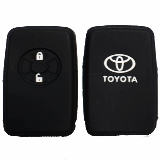Чехол силиконовый смарт ключа TOYOTA 2 кнопки (с лого) — для бизнеса и офиса