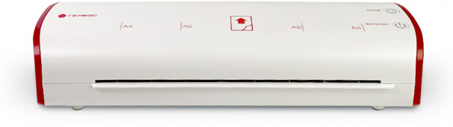 Ламинатор ГЕЛЕОС ЛМ A4 Модерн белый+красный Гелеос ЛМ A4 Модерн белый+красный — для бизнеса и офиса