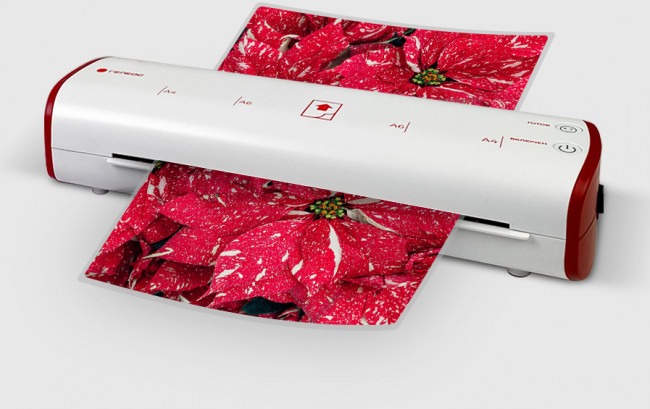 Ламинатор ГЕЛЕОС ЛМ A4 Модерн белый+красный Гелеос ЛМ A4 Модерн белый+красный — для бизнеса и офиса