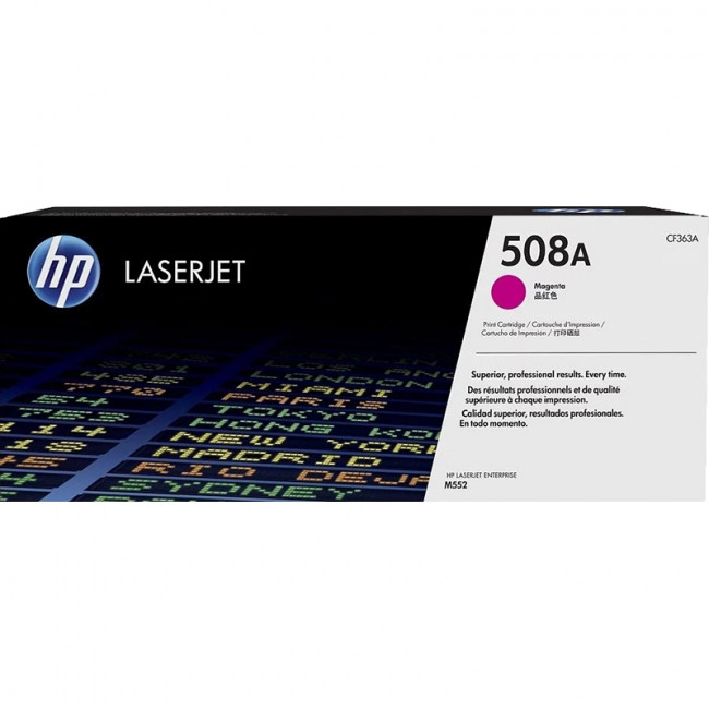 Тонер-картридж HP 508A Magenta Original LaserJet Toner Cartridge (CF363A) — для бизнеса и офиса