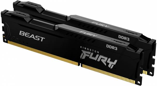Память оперативная Kingston FURY Beast Black KF318C10BBK2/8 — для бизнеса и офиса Память оперативная Kingston FURY Beast Black KF318C10BBK2/8 — для бизнеса и офиса