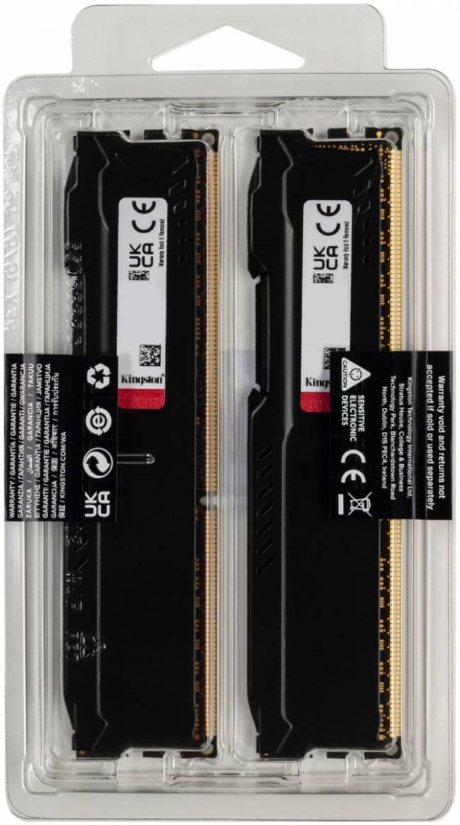 Память оперативная Kingston FURY Beast Black KF318C10BBK2/8 — для бизнеса и офиса Память оперативная Kingston FURY Beast Black KF318C10BBK2/8 — для бизнеса и офиса