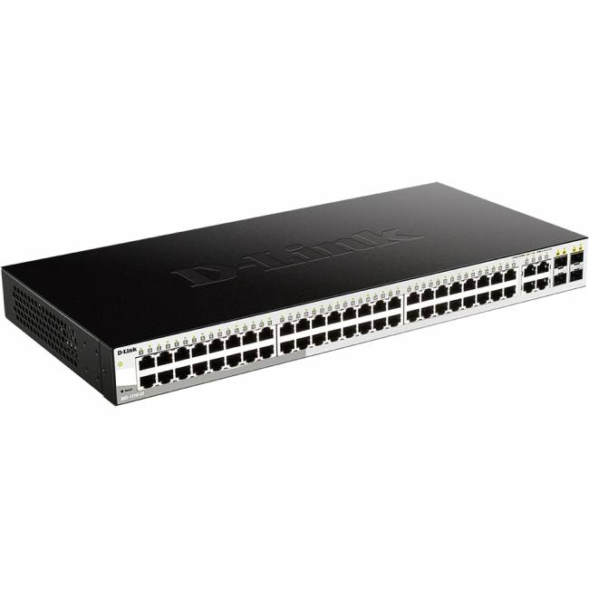 Коммутатор D-Link DGS-1210-52/FL2A — для бизнеса и офиса Коммутатор D-Link DGS-1210-52/FL2A — для бизнеса и офиса