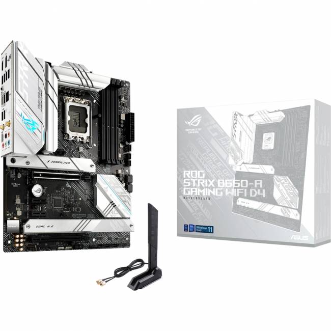 Материнская плата ASUS ROG STRIX B660-A GAMING WIFI D4 — для бизнеса и офиса Материнская плата ASUS ROG STRIX B660-A GAMING WIFI D4 — для бизнеса и офиса