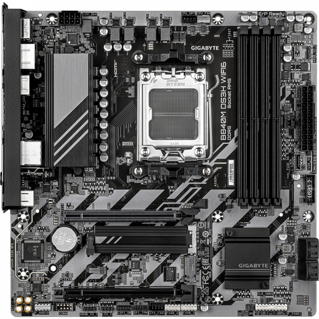 Материнская плата GIGABYTE B840M DS3H WF6 — для бизнеса и офиса Материнская плата GIGABYTE B840M DS3H WF6 — для бизнеса и офиса