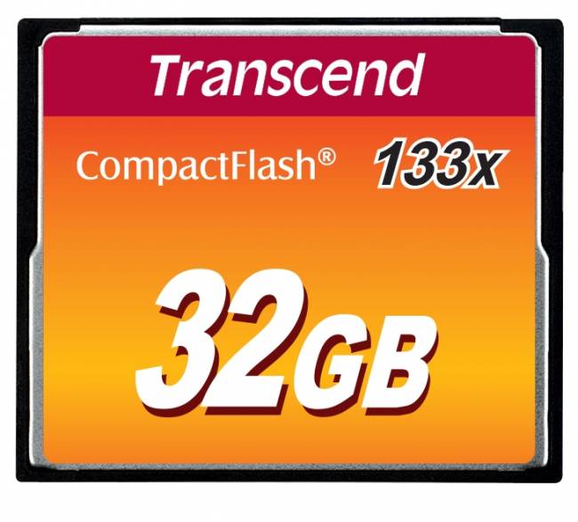 Карта памяти Transcend CompactFlash 133 32GB — для бизнеса и офиса Карта памяти Transcend CompactFlash 133 32GB — для бизнеса и офиса