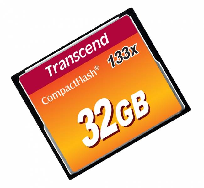 Карта памяти Transcend CompactFlash 133 32GB — для бизнеса и офиса Карта памяти Transcend CompactFlash 133 32GB — для бизнеса и офиса