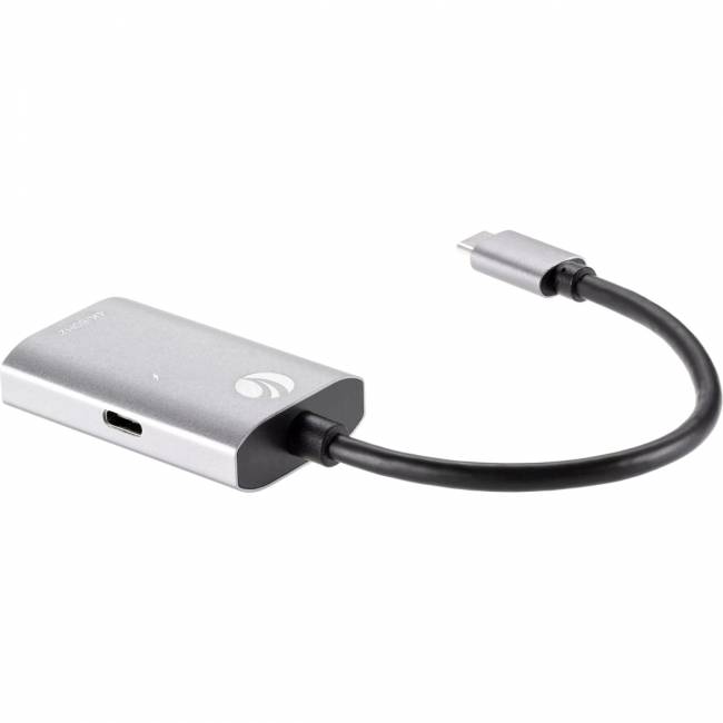 Aдаптер USB 3.1 Type-Cm --> HDMI A(f) , 4K@60Hz, PD charging, Alum Shell, VCOM <CU452A> Переходник VCOM USB Type-C M/HDMI F (CU452A) — для бизнеса и офиса