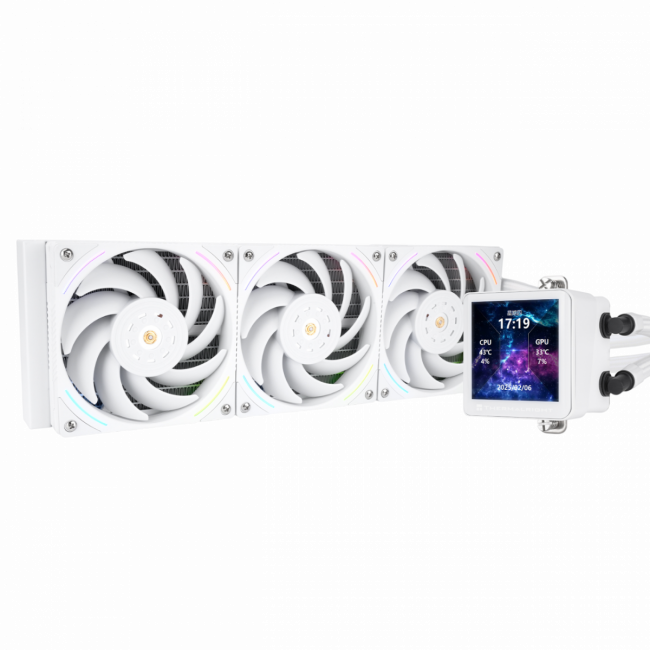 Система жидкостного охлаждения Thermalright Frozen Vision 360 V2 White — для бизнеса и офиса Система жидкостного охлаждения Thermalright Frozen Vision 360 V2 White — для бизнеса и офиса