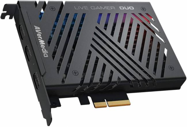 Карта видеозахвата AverMedia LIVE GAMER DUO GC570D — для бизнеса и офиса Карта видеозахвата AverMedia LIVE GAMER DUO GC570D — для бизнеса и офиса