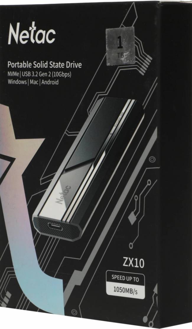 Накопитель SSD Netac NT01ZX10-001T-32BK — для бизнеса и офиса