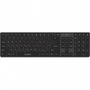 Беспроводная клавиатура SVEN KB-E5300W графит (109 кл.+12Fn) Sven KB-E5300W (SV-021139)