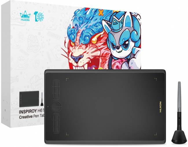 Графический планшет Huion Inspiroy H610X — для бизнеса и офиса Графический планшет Huion Inspiroy H610X — для бизнеса и офиса