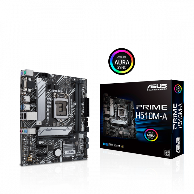 Материнская плата ASUS PRIME H510M-A — для бизнеса и офиса Материнская плата ASUS PRIME H510M-A — для бизнеса и офиса