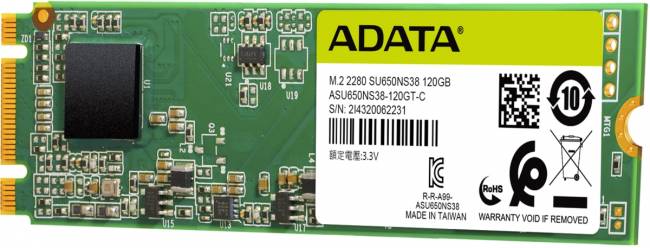 Твердотельный накопитель ADATA Ultimate SU650 ASU650NS38-120GT-C — для бизнеса и офиса Твердотельный накопитель ADATA Ultimate SU650 ASU650NS38-120GT-C — для бизнеса и офиса
