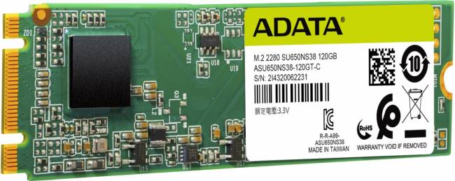 Твердотельный накопитель ADATA Ultimate SU650 ASU650NS38-120GT-C — для бизнеса и офиса Твердотельный накопитель ADATA Ultimate SU650 ASU650NS38-120GT-C — для бизнеса и офиса