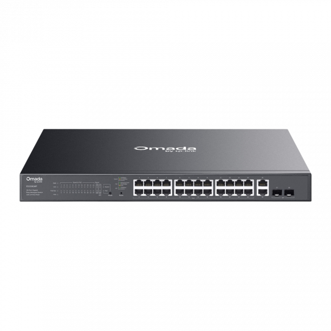 Коммутатор TP-Link ES228GMP — для бизнеса и офиса Коммутатор TP-Link ES228GMP — для бизнеса и офиса