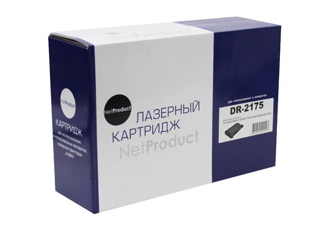 Драм-юнит NetProduct (N-DR-2175) для Brother HL-2140/2150/2170/7030/7040, 12K — для бизнеса и офиса Драм-юнит NetProduct (N-DR-2175) для Brother HL-2140/2150/2170/7030/7040, 12K — для бизнеса и офиса