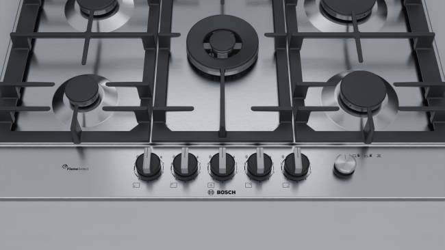 Встраиваемая варочная панель BOSCH Встраиваемая газовая панель BOSCH PCQ7A5M90R — для бизнеса и офиса Встраиваемая варочная панель BOSCH Встраиваемая газовая панель BOSCH PCQ7A5M90R — для бизнеса и офиса
